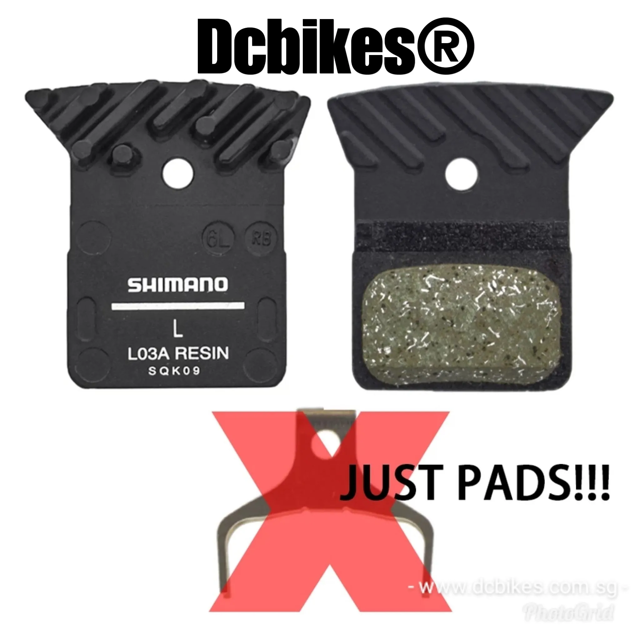 Shimano Ultegra Resin | Metal Ice Tech Brake Pads For Flat Mount L02A L03A L05A L04C
