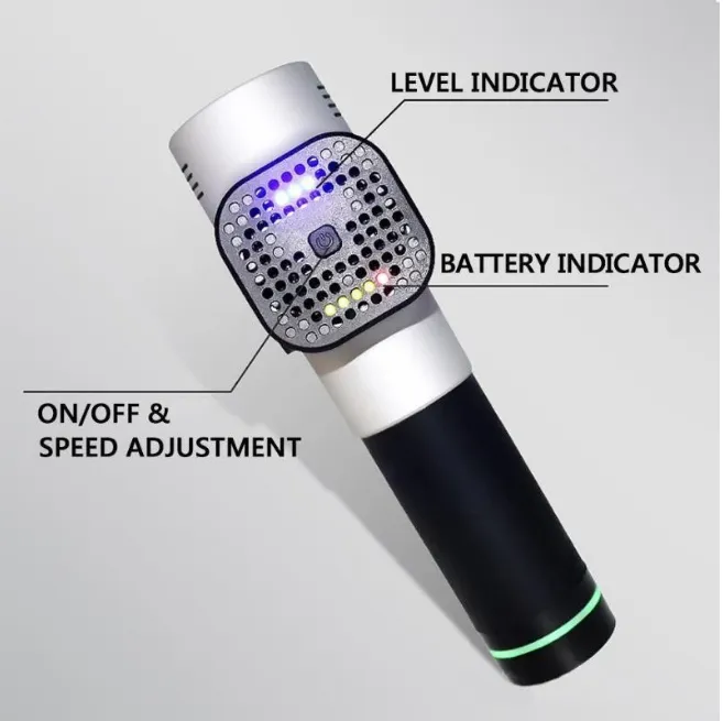 Silver Professional Deep Tissue Massager for Muscle | Actinput