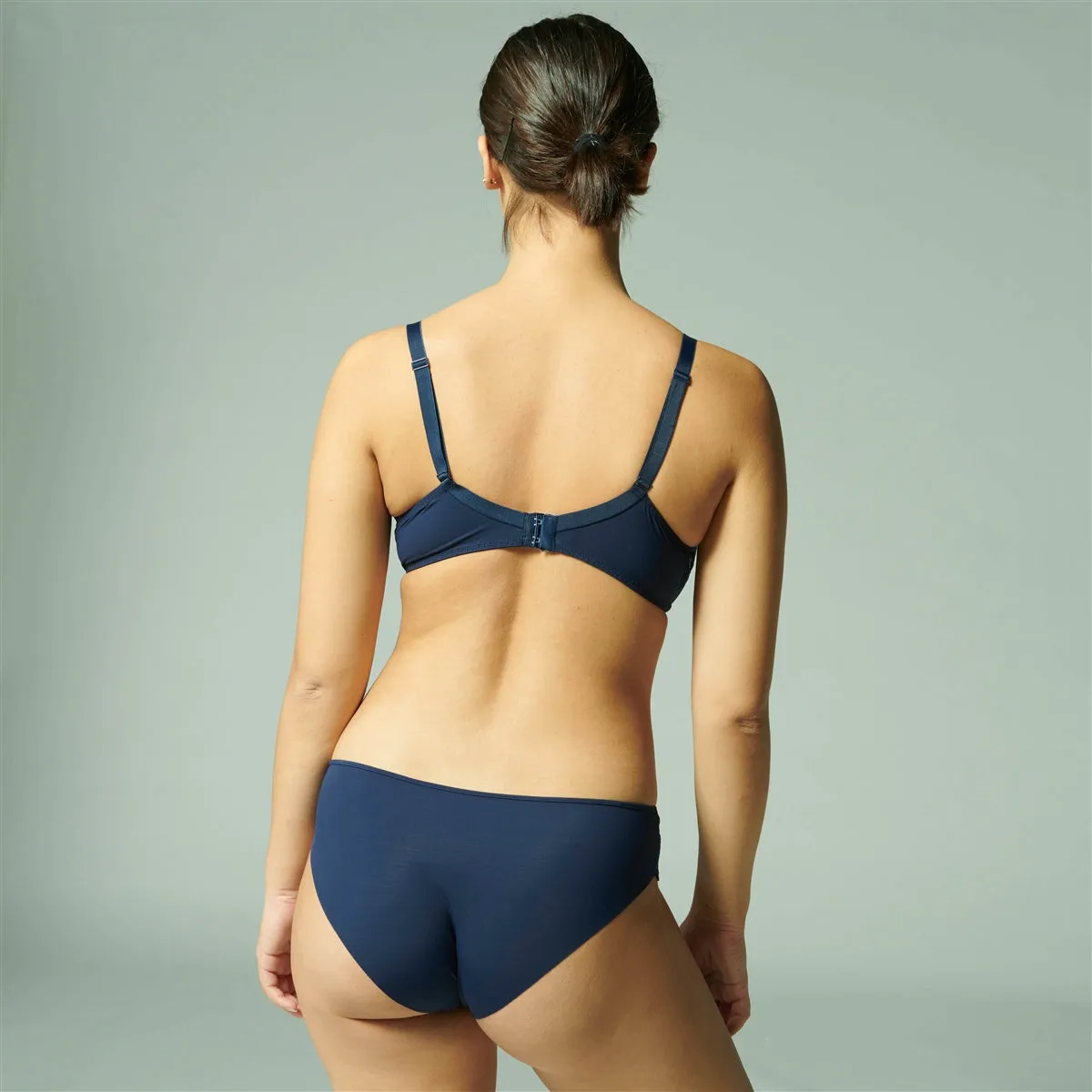 Simone Perele Saga Full Cup Plunge Bra - Endless Blue