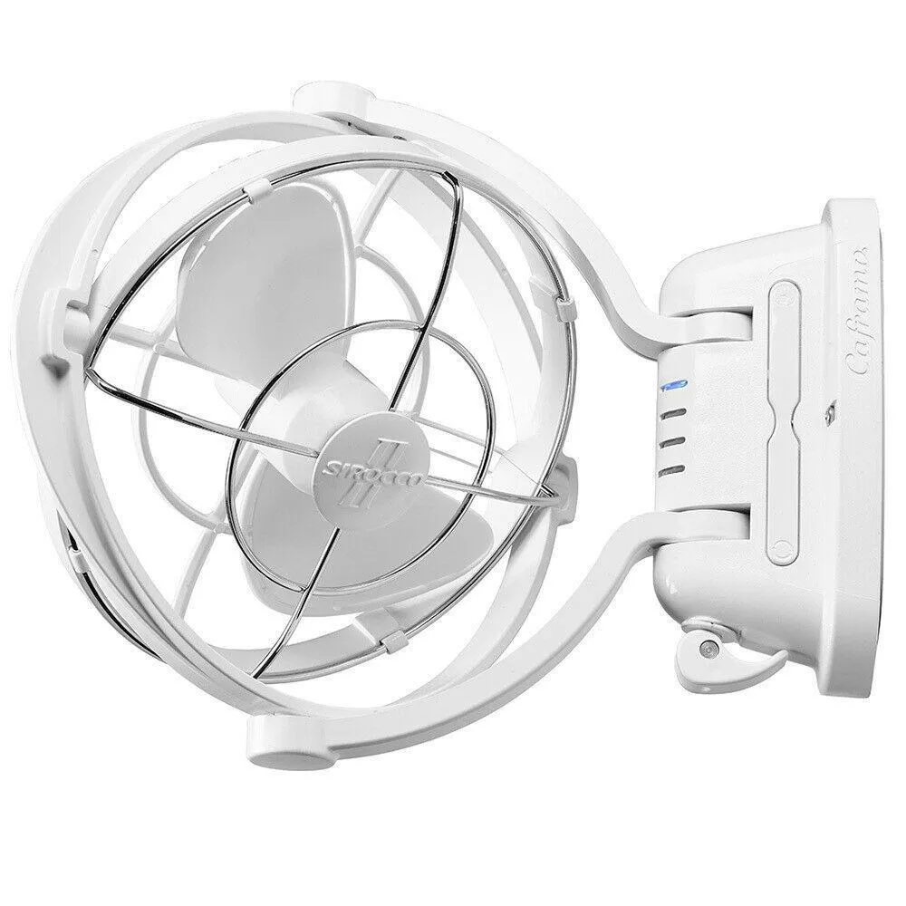 Sirocco Fan 2 - 12volt 3 Speed - White