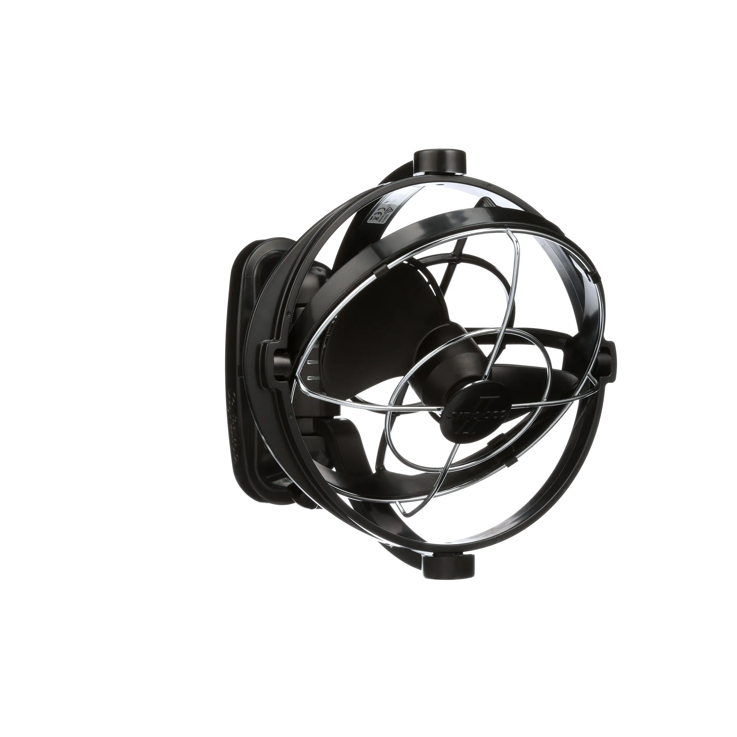 Sirocco II Fan 12v 24v (WHITE/BLACK)