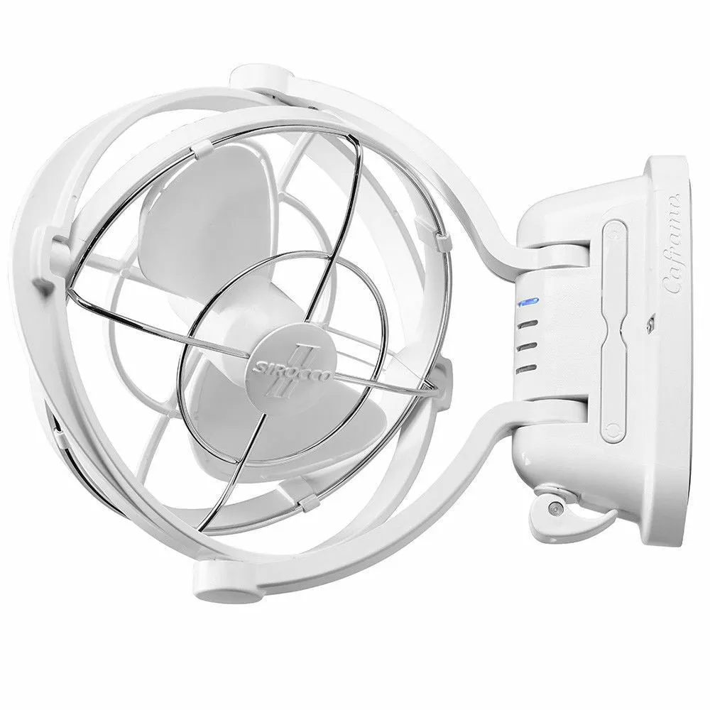 Sirocco II Fan 12v 24v (WHITE/BLACK)