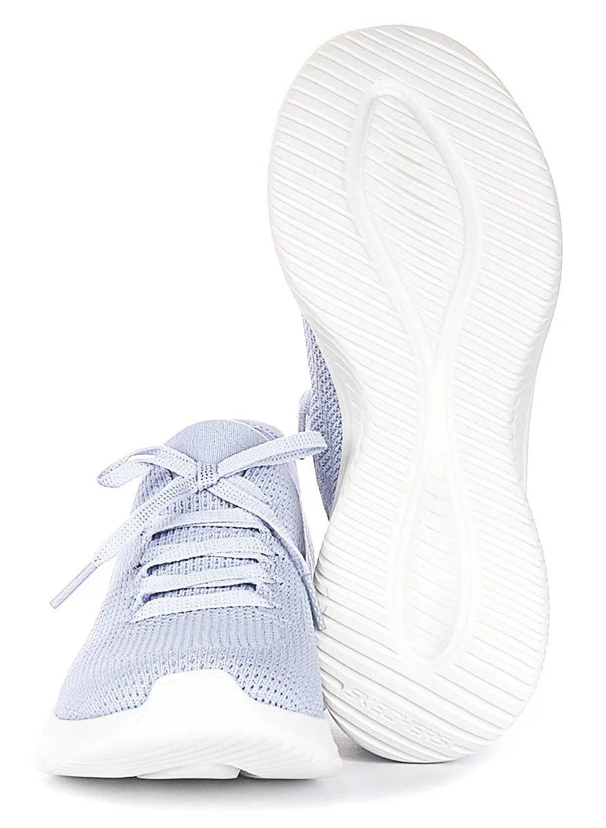 Skechers Ultra Flex 3.0 In Light Blue For Women