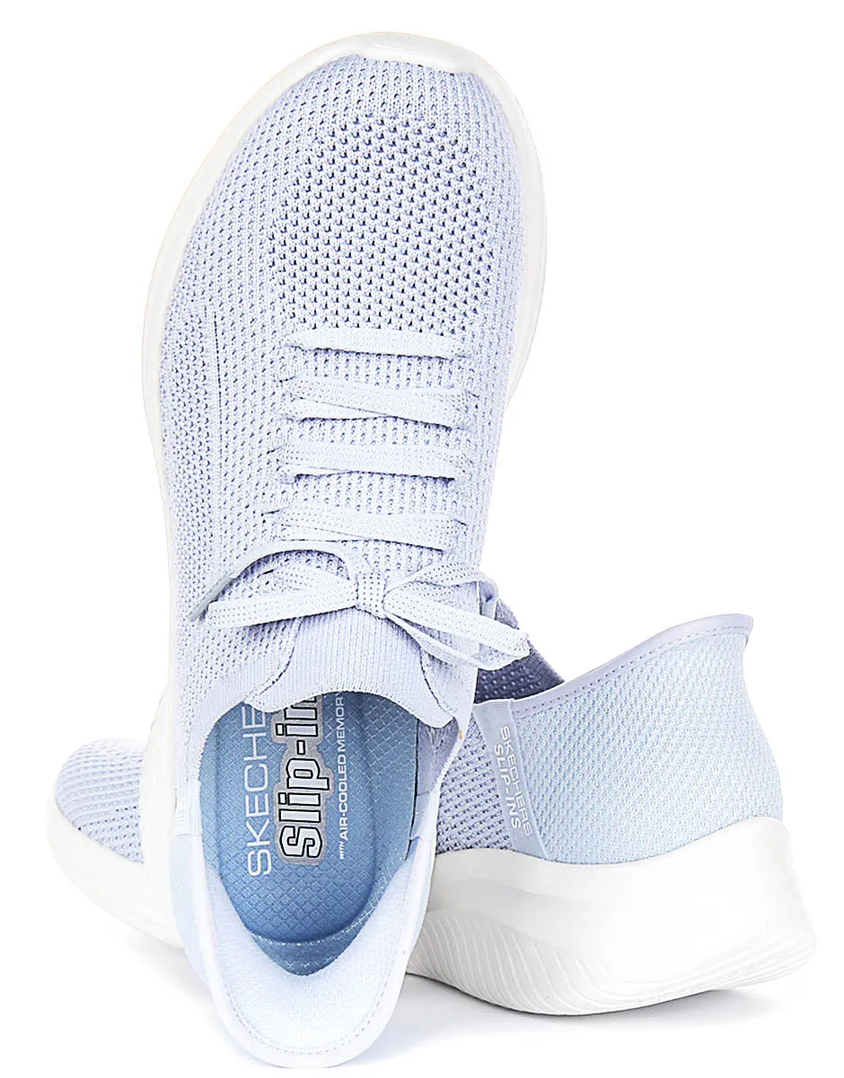 Skechers Ultra Flex 3.0 In Light Blue For Women