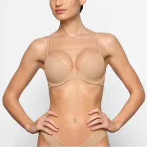 SKIMS Ochre Fits Everybody T-Shirt Bra, Nude Size 42D, New w/Tag