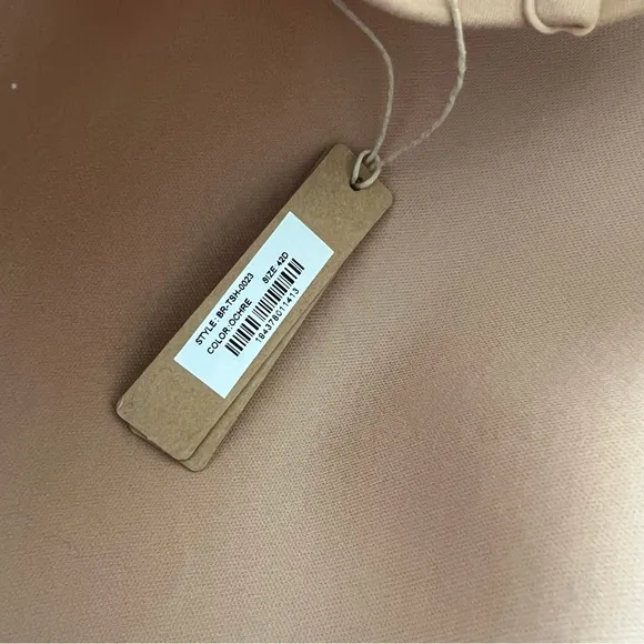 SKIMS Ochre Fits Everybody T-Shirt Bra, Nude Size 42D, New w/Tag