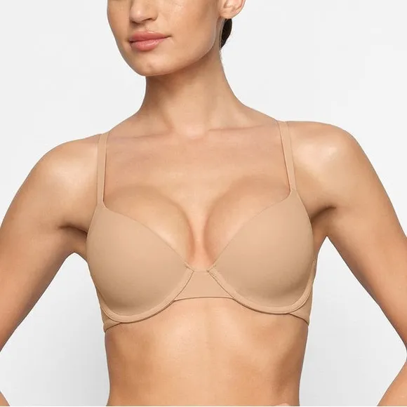 SKIMS Ochre Fits Everybody T-Shirt Bra, Nude Size 42D, New w/Tag