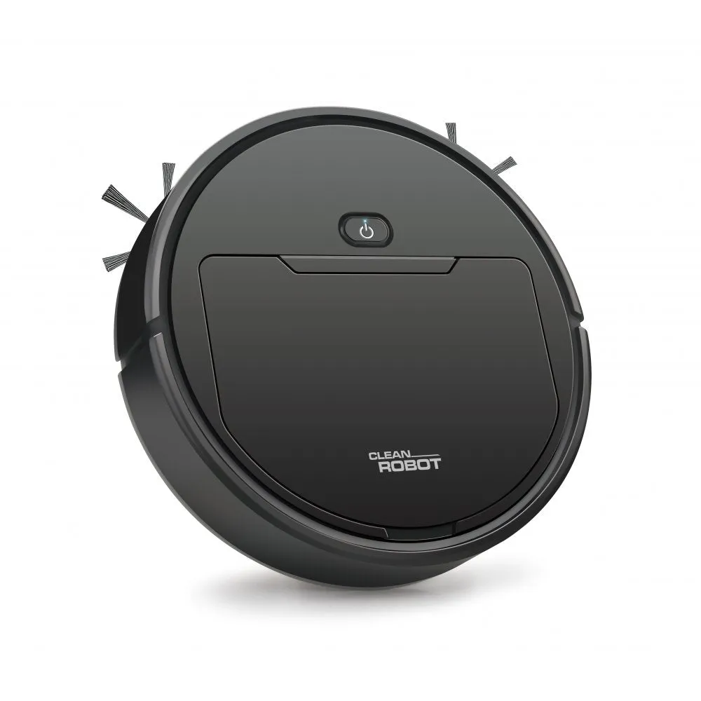 Smart Robot Floor Cleaner 3-In-1 Auto Rechargeable Smart Floor Sweeper - Black