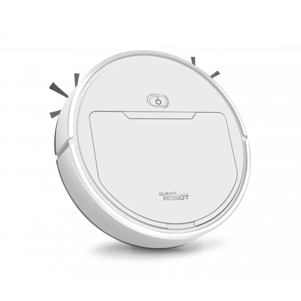 Smart Robot Floor Cleaner 3-In-1 Auto Rechargeable Smart Floor Sweeper - Black