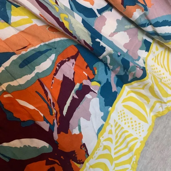 SOFT SURROUNDINGS The Kara skirt colorful full length size 1X