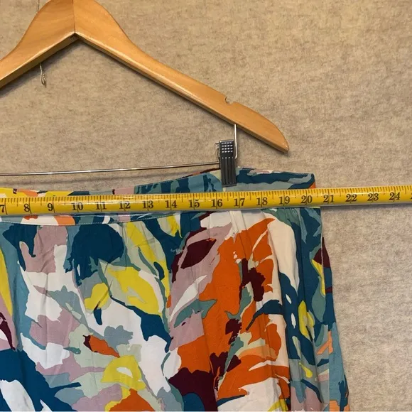 SOFT SURROUNDINGS The Kara skirt colorful full length size 1X