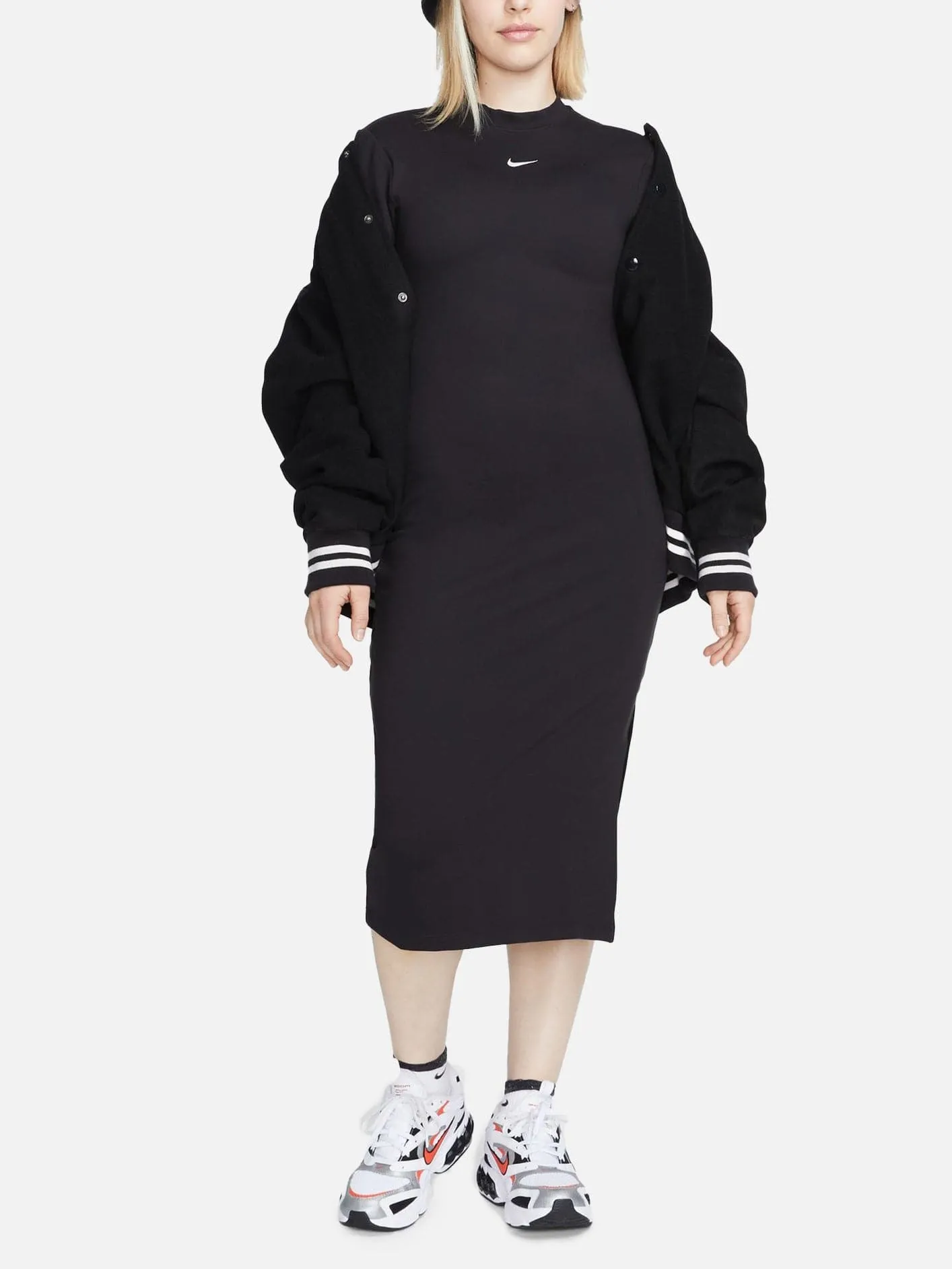 Sportswear Essential Midi Dress - Black