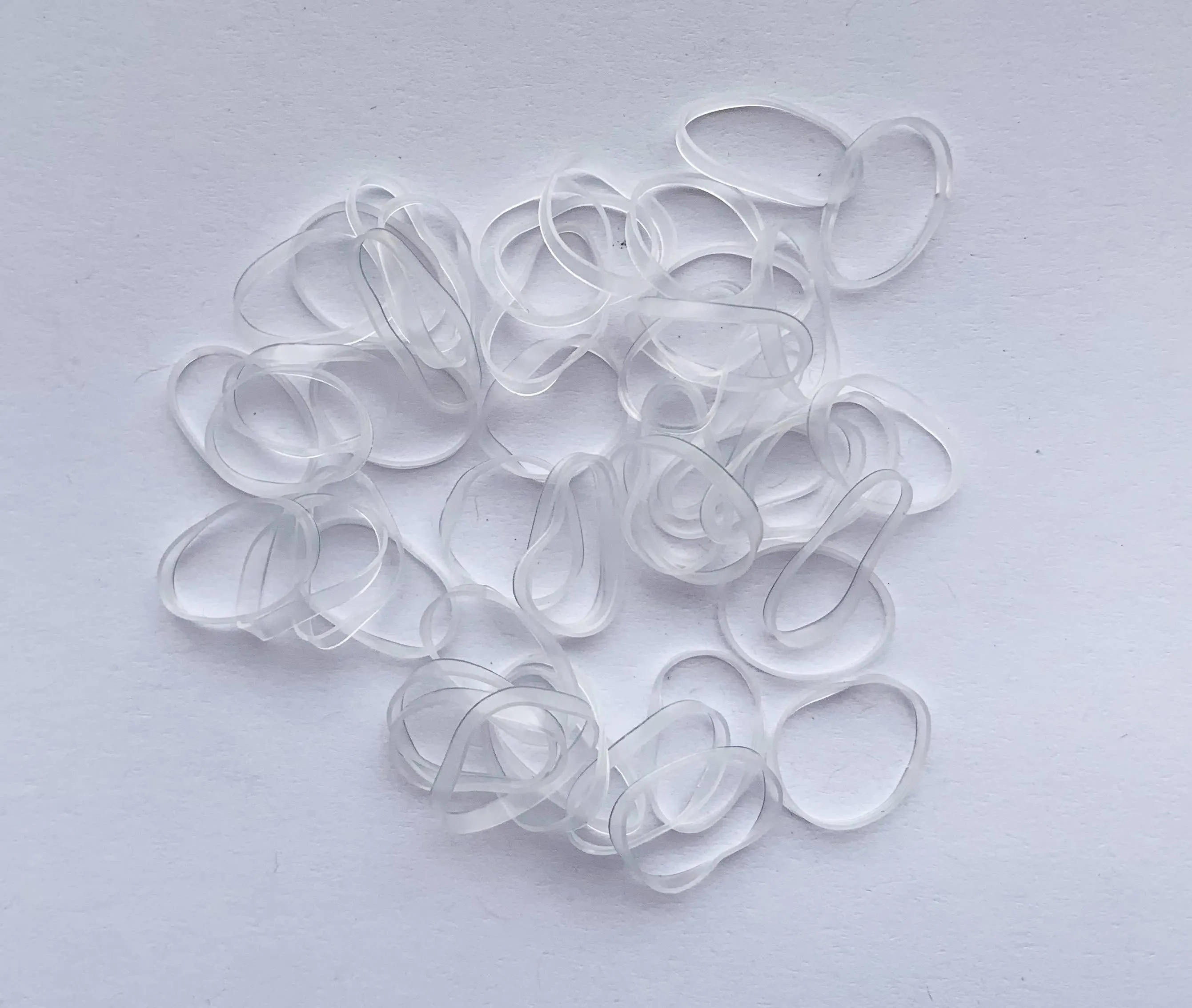 Sta-Rite Ginnie Lou - Clear Hair Elastics - 100 ct