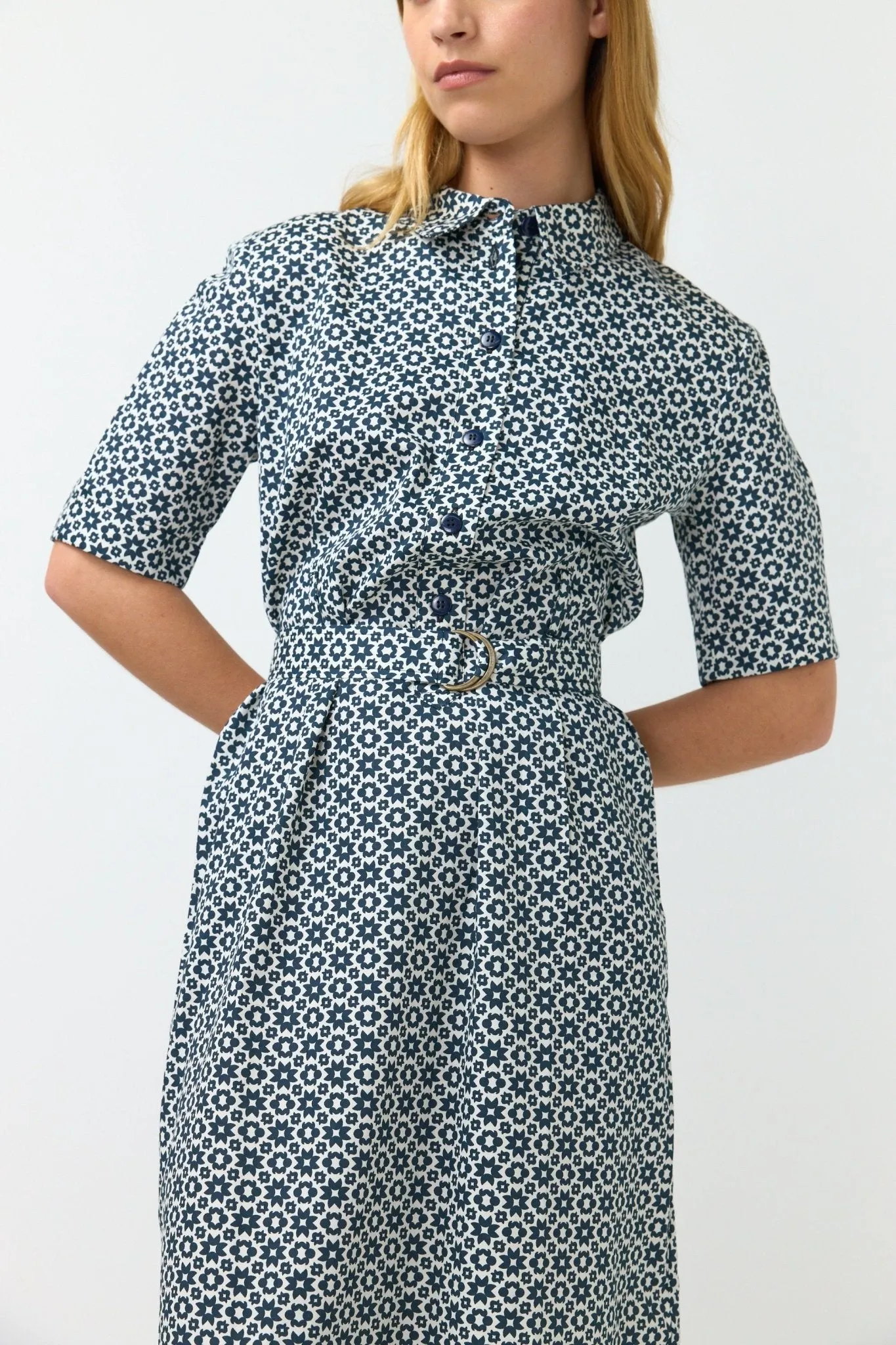 Star Bloom Dress | Black