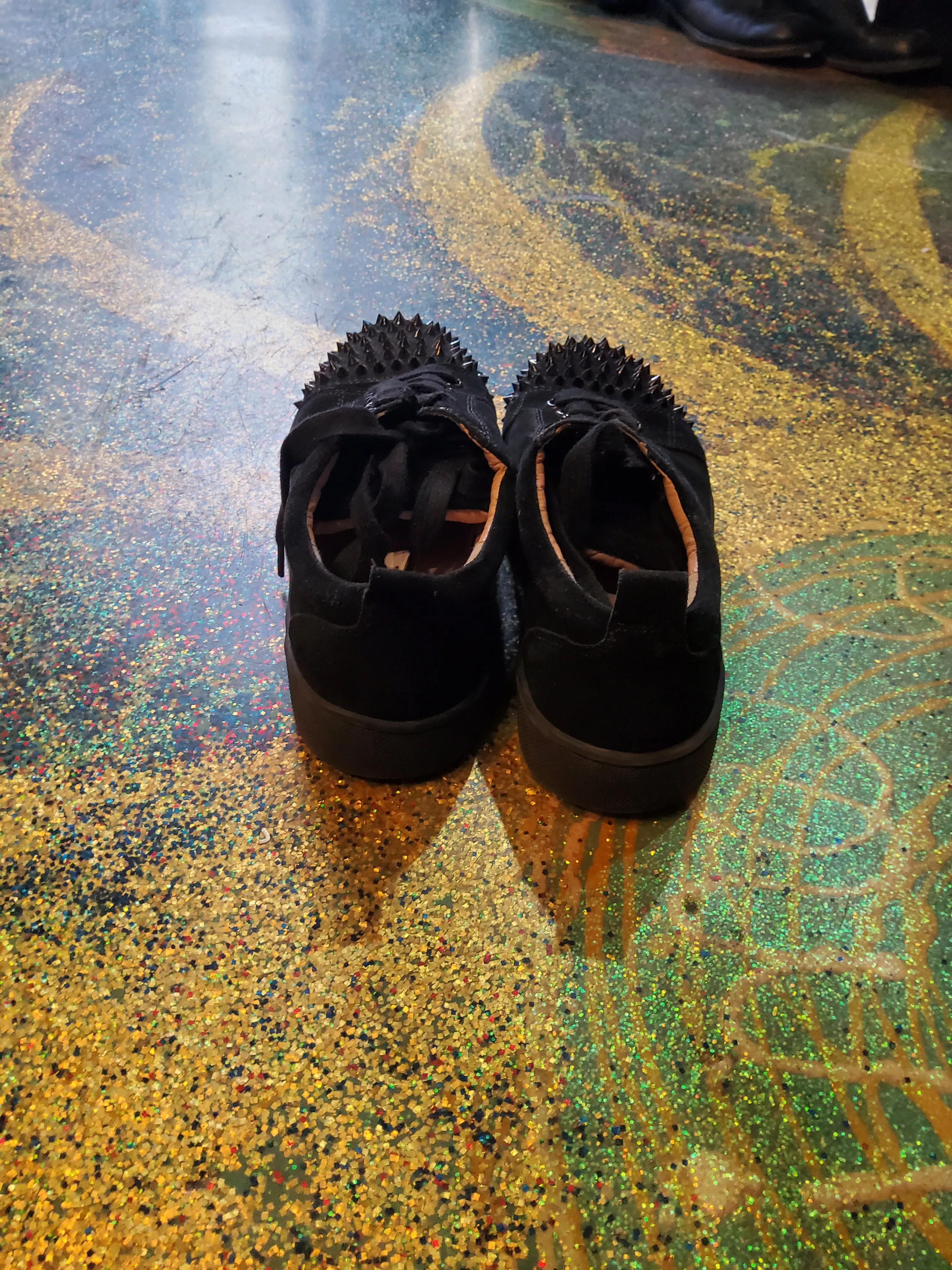 Suede sneakers