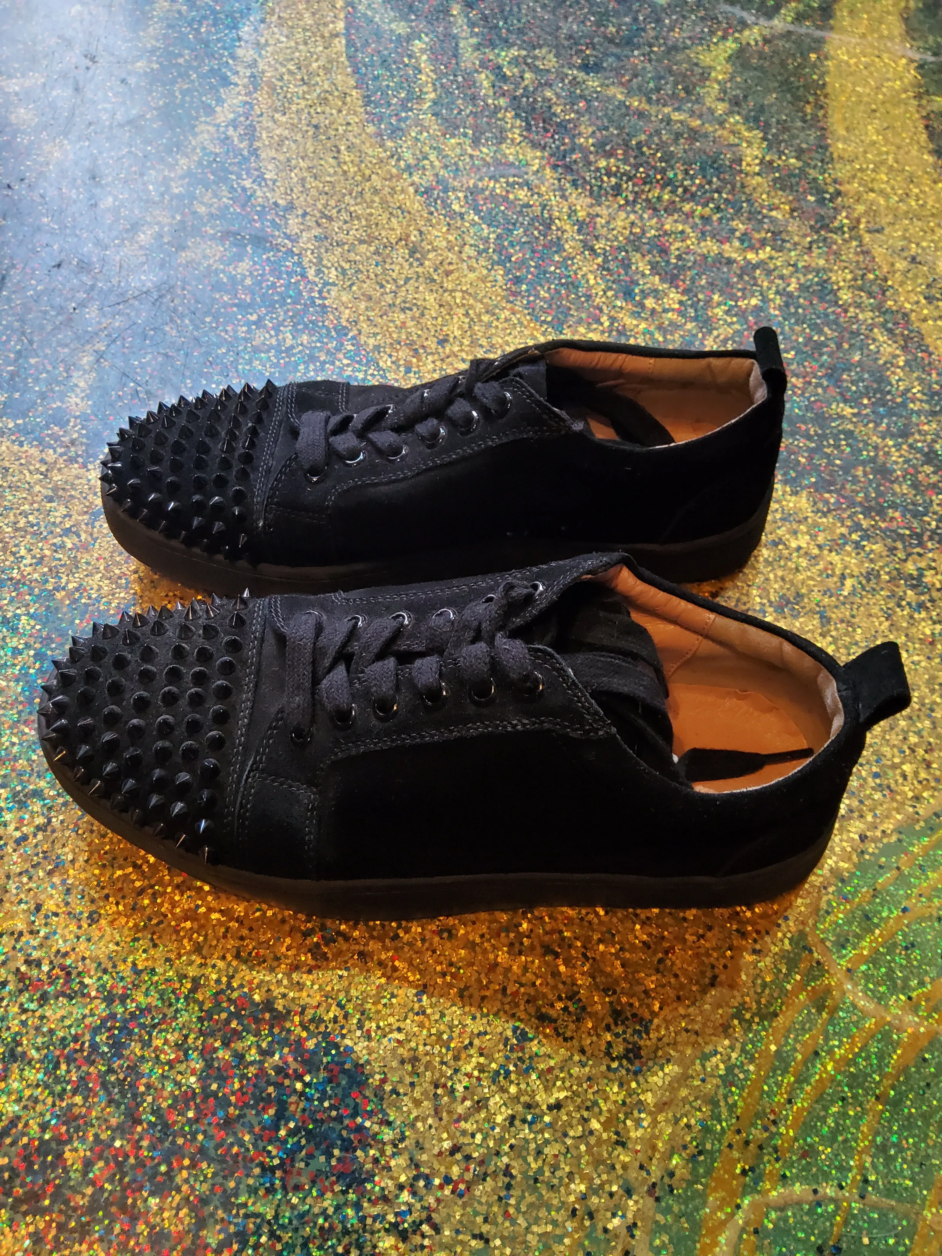 Suede sneakers