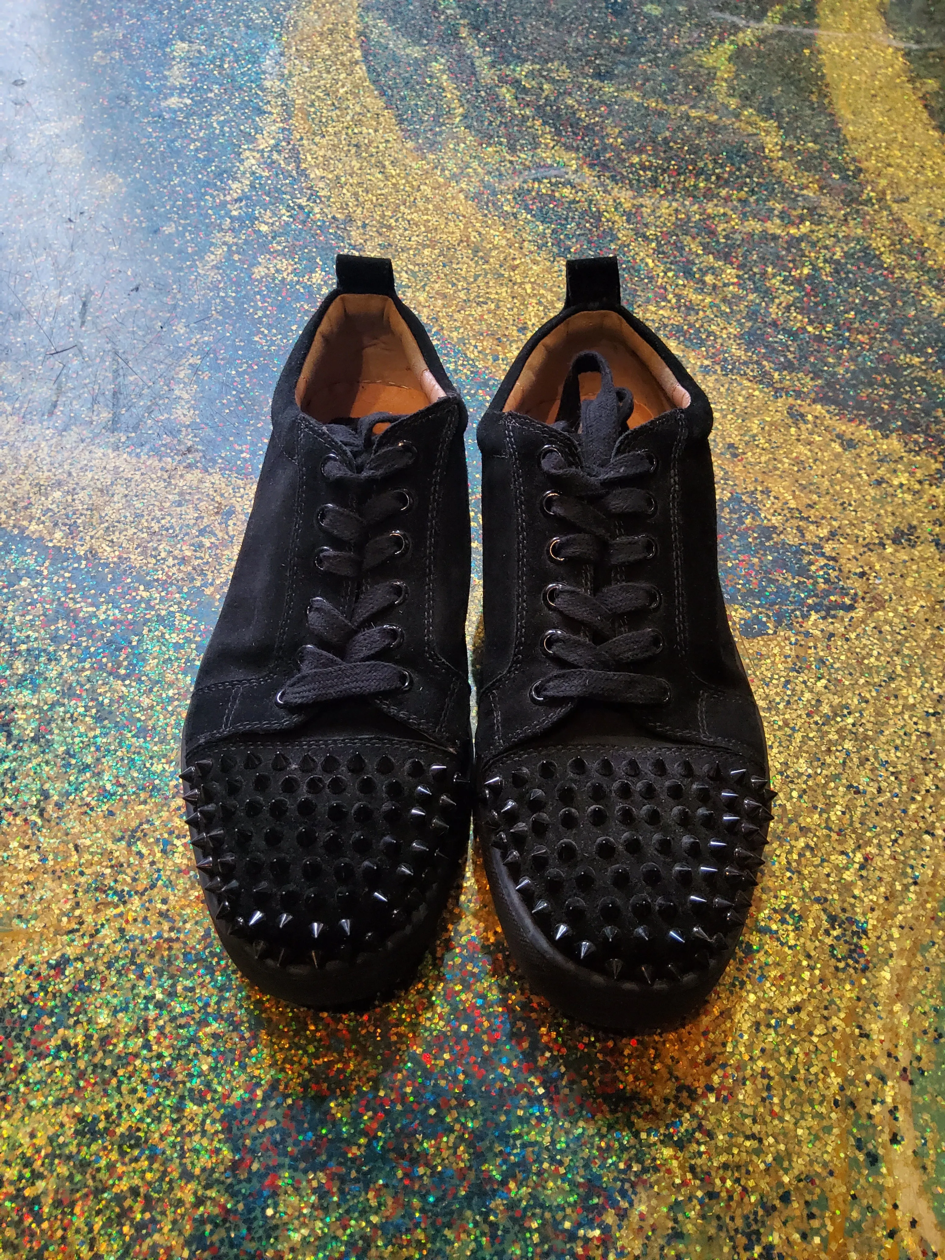 Suede sneakers