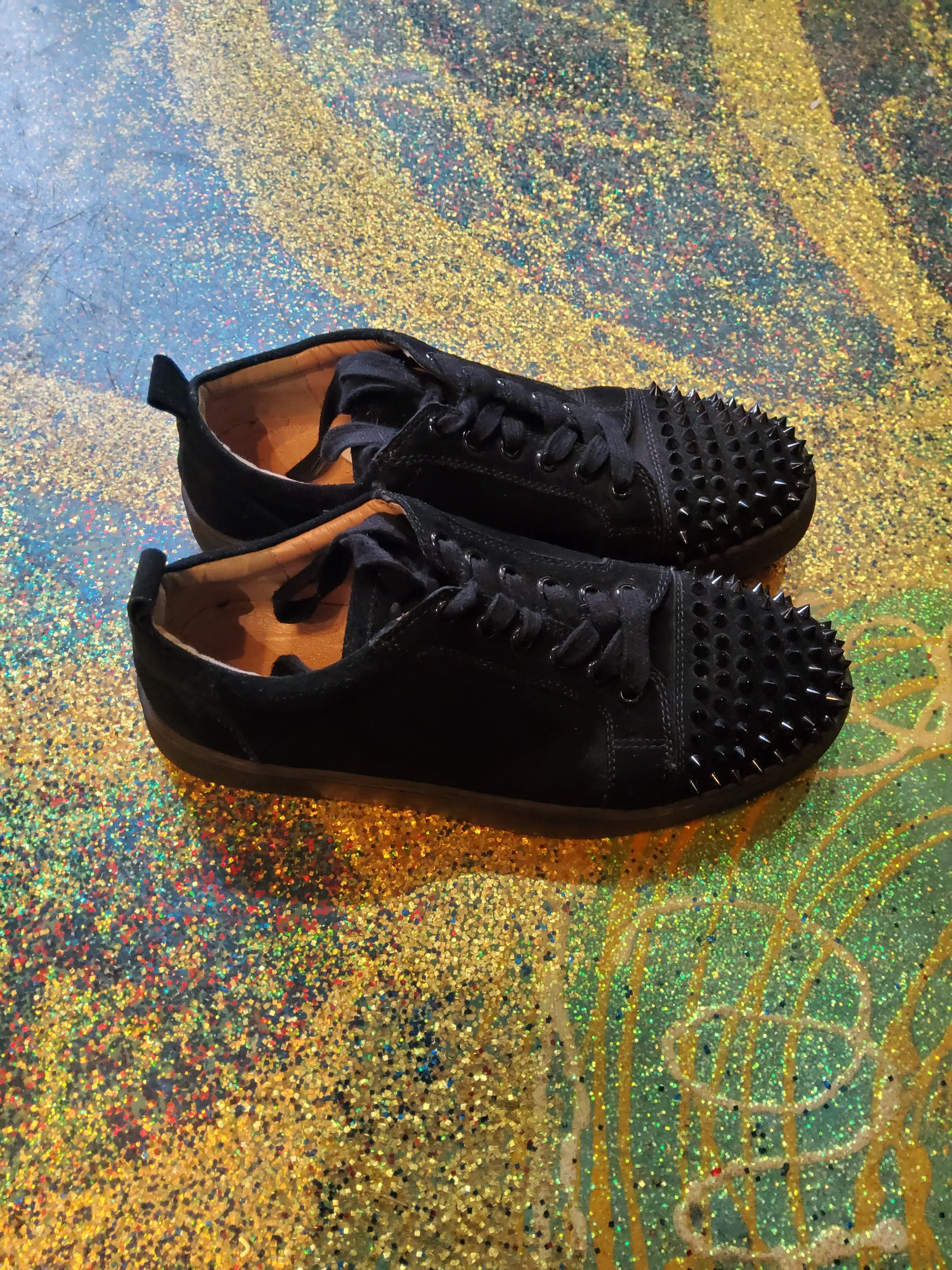 Suede sneakers
