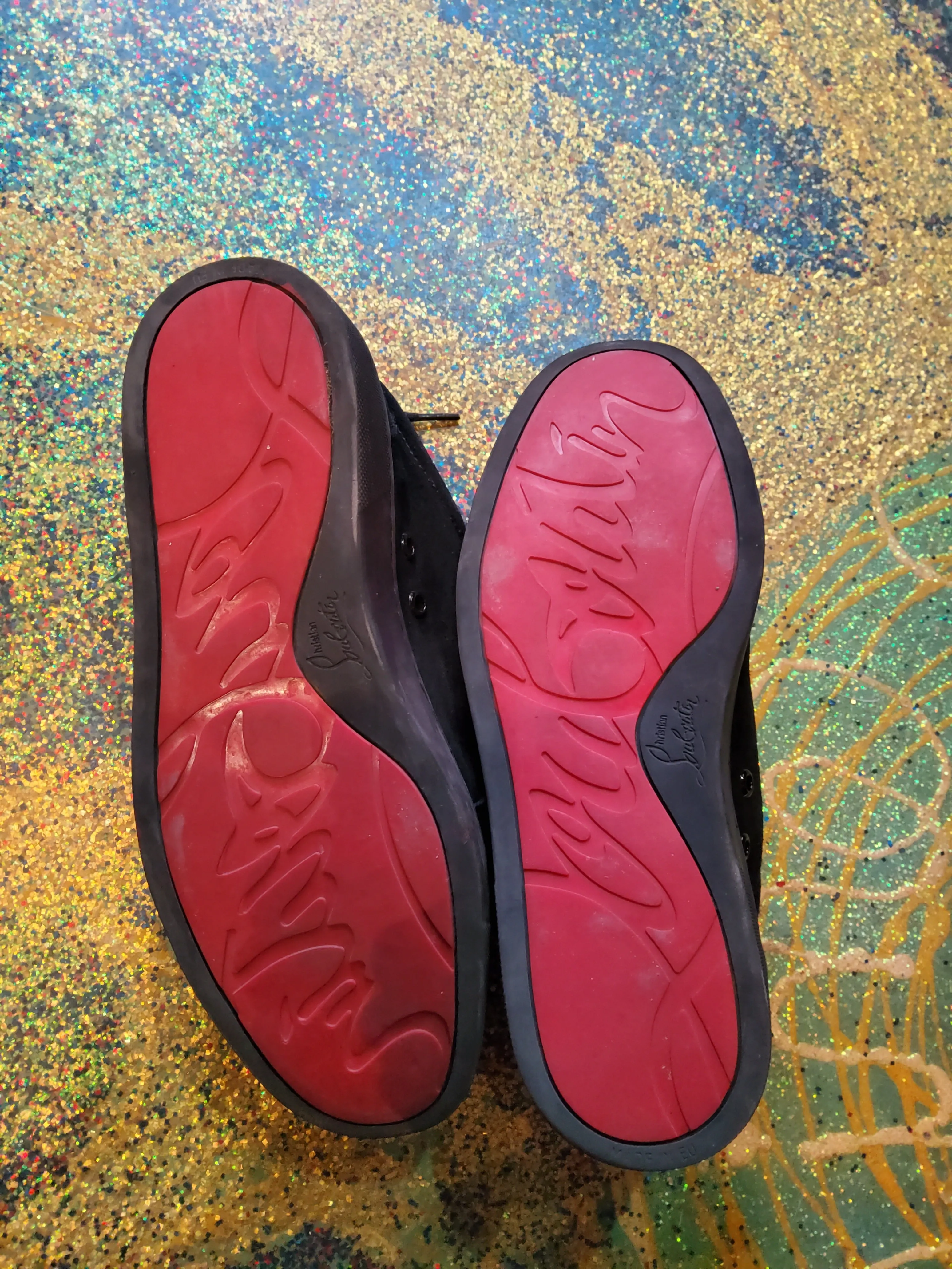 Suede sneakers