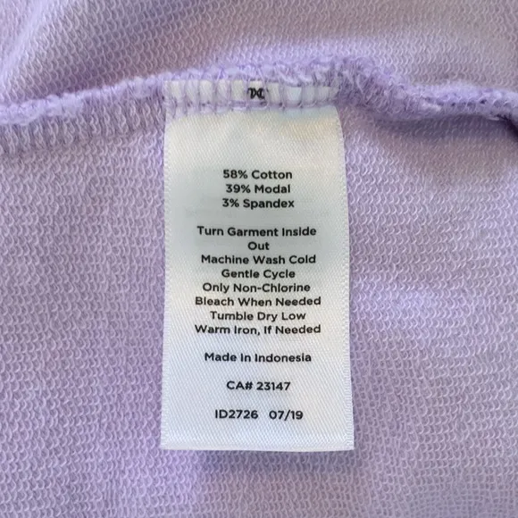 T by TALBOTS | SLUB TERRY LONG SLEEVE PULLOVER - COLORBLOCK