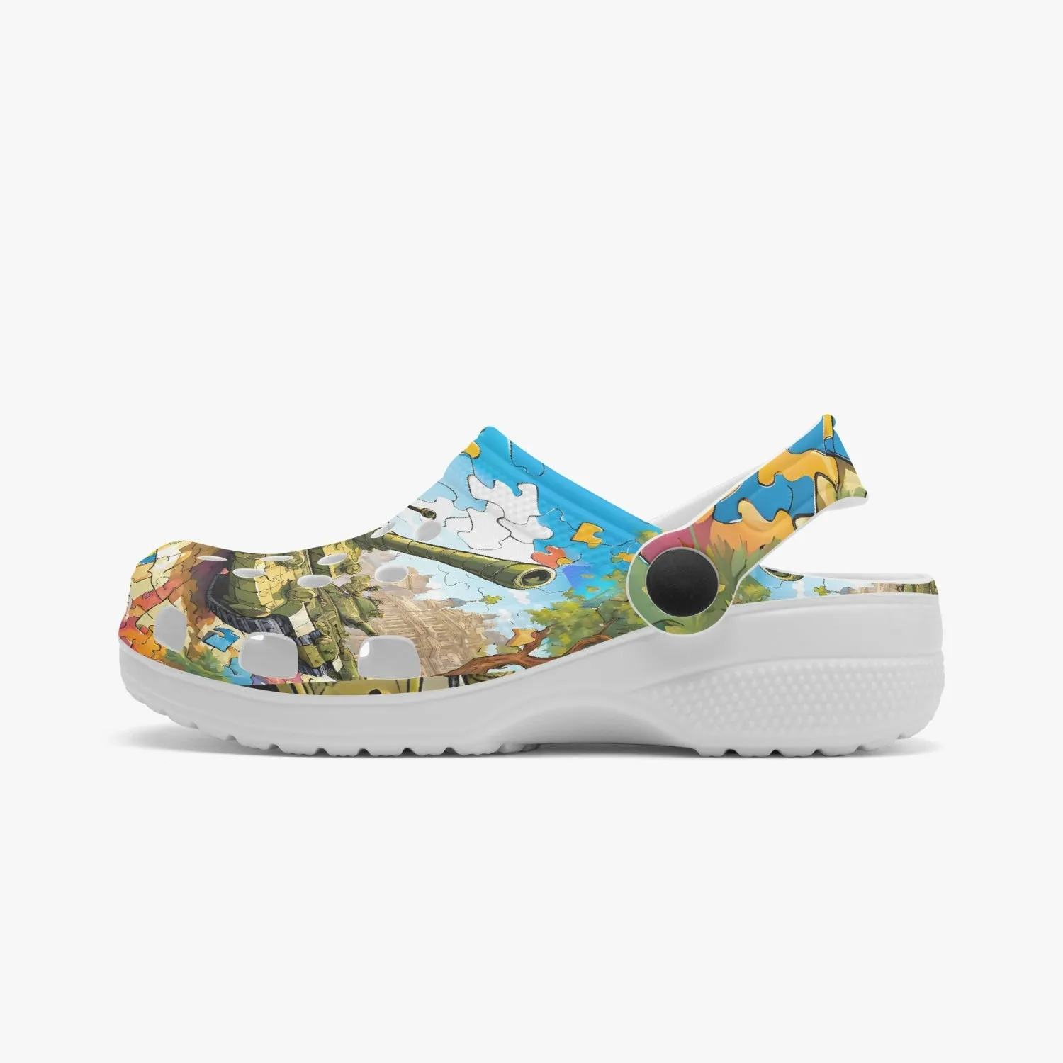Tank Puzzle! Kids Rok-Clogs