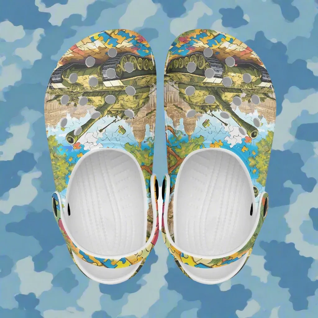 Tank Puzzle! Kids Rok-Clogs