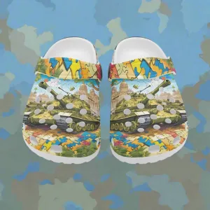 Tank Puzzle! Kids Rok-Clogs