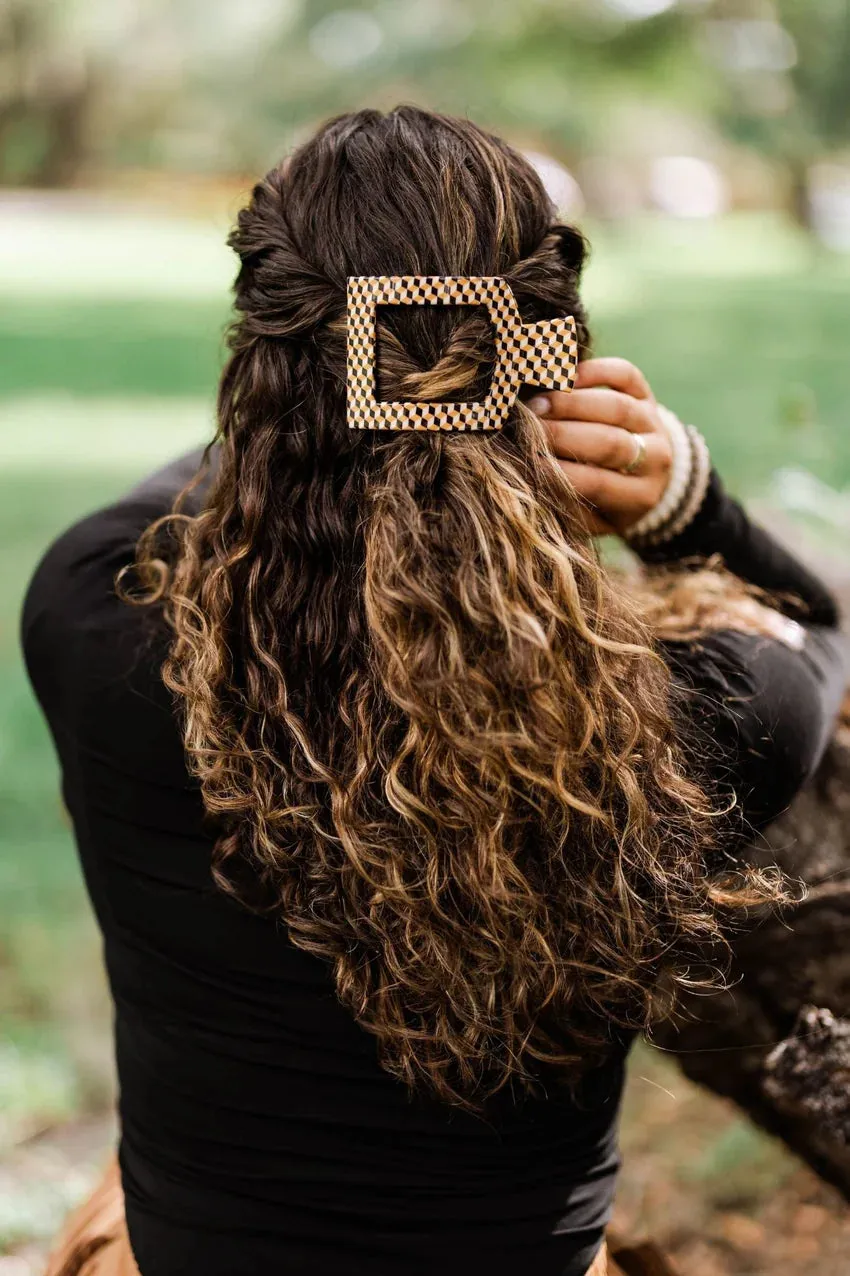 TELETIES | Large Square Flat Hair Clip {Gone Glamping}