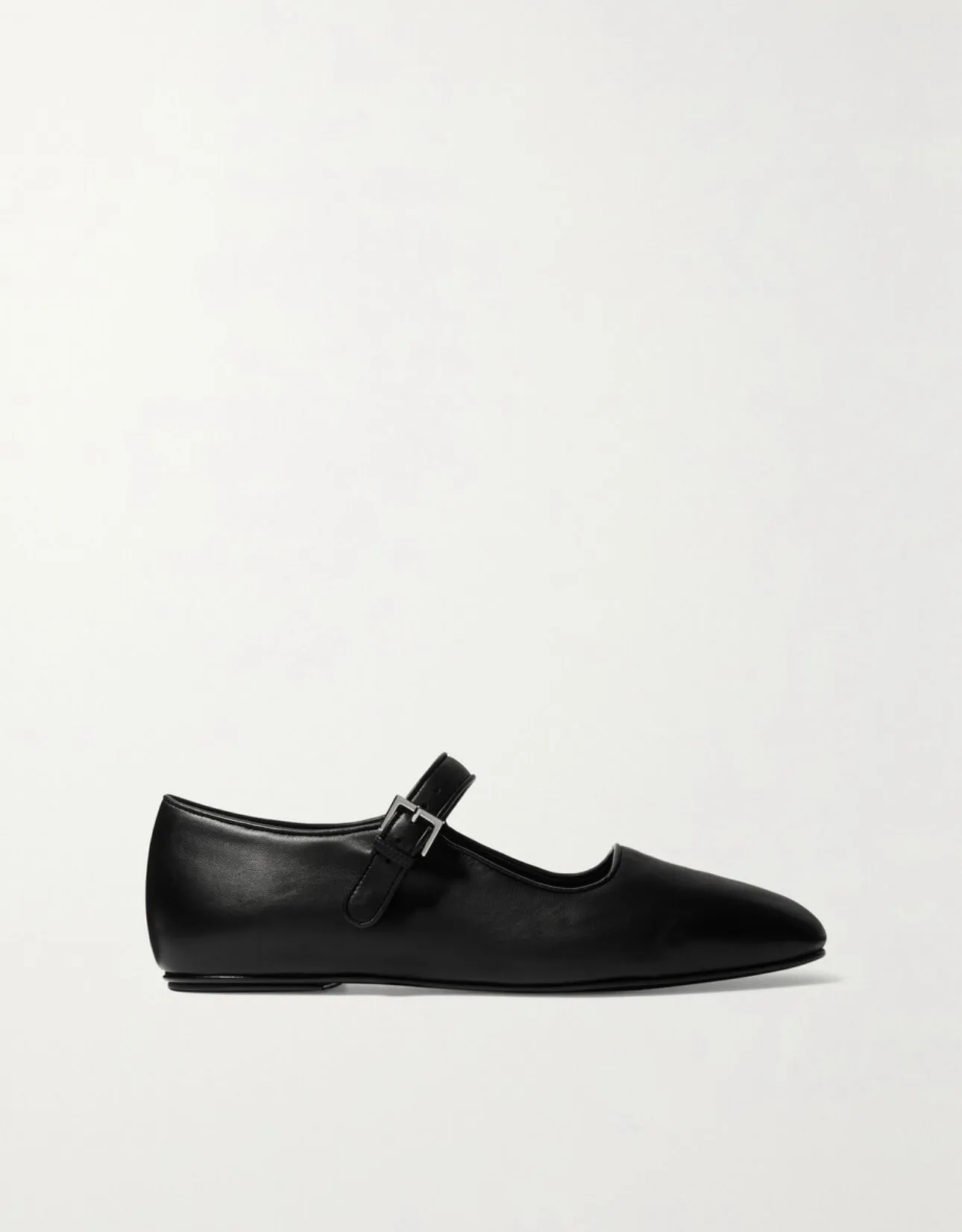 THE ROW - AVA LEATHER BALLET MARY-JANE FLATS