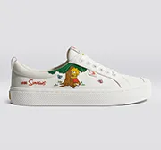 The Simpsons OCA Low White Canvas Lisa Tree Sneaker Men