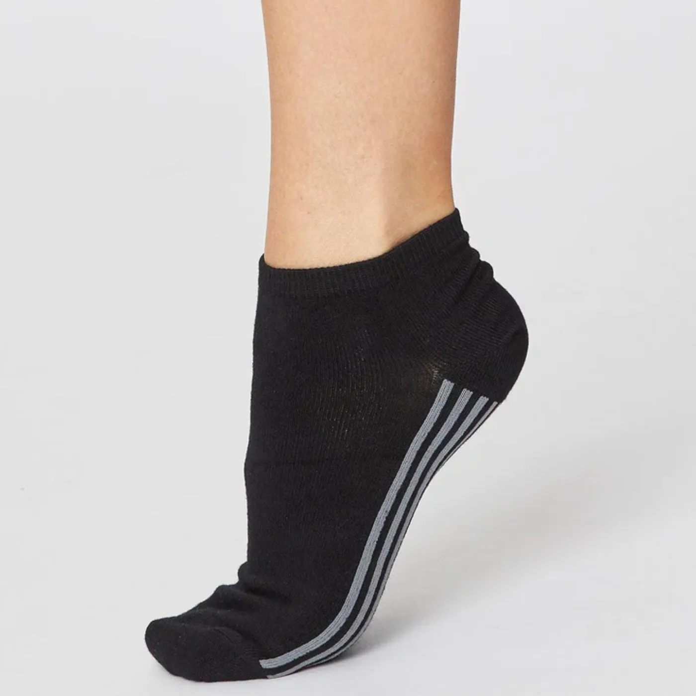 Thought Cotton Trainer Sock | White / Navy / Black / Grey