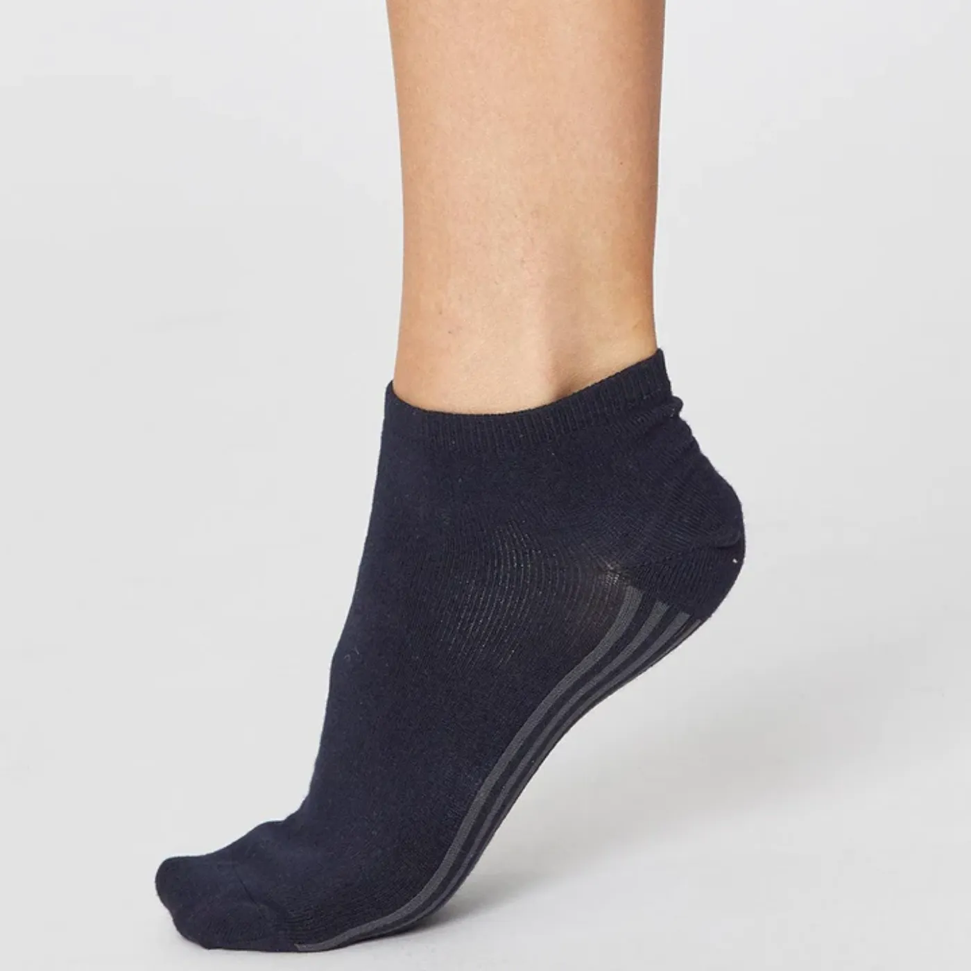 Thought Cotton Trainer Sock | White / Navy / Black / Grey