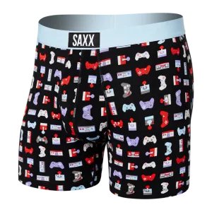 Ultra Super Soft Boxer Brief Fly - Gamer-Black