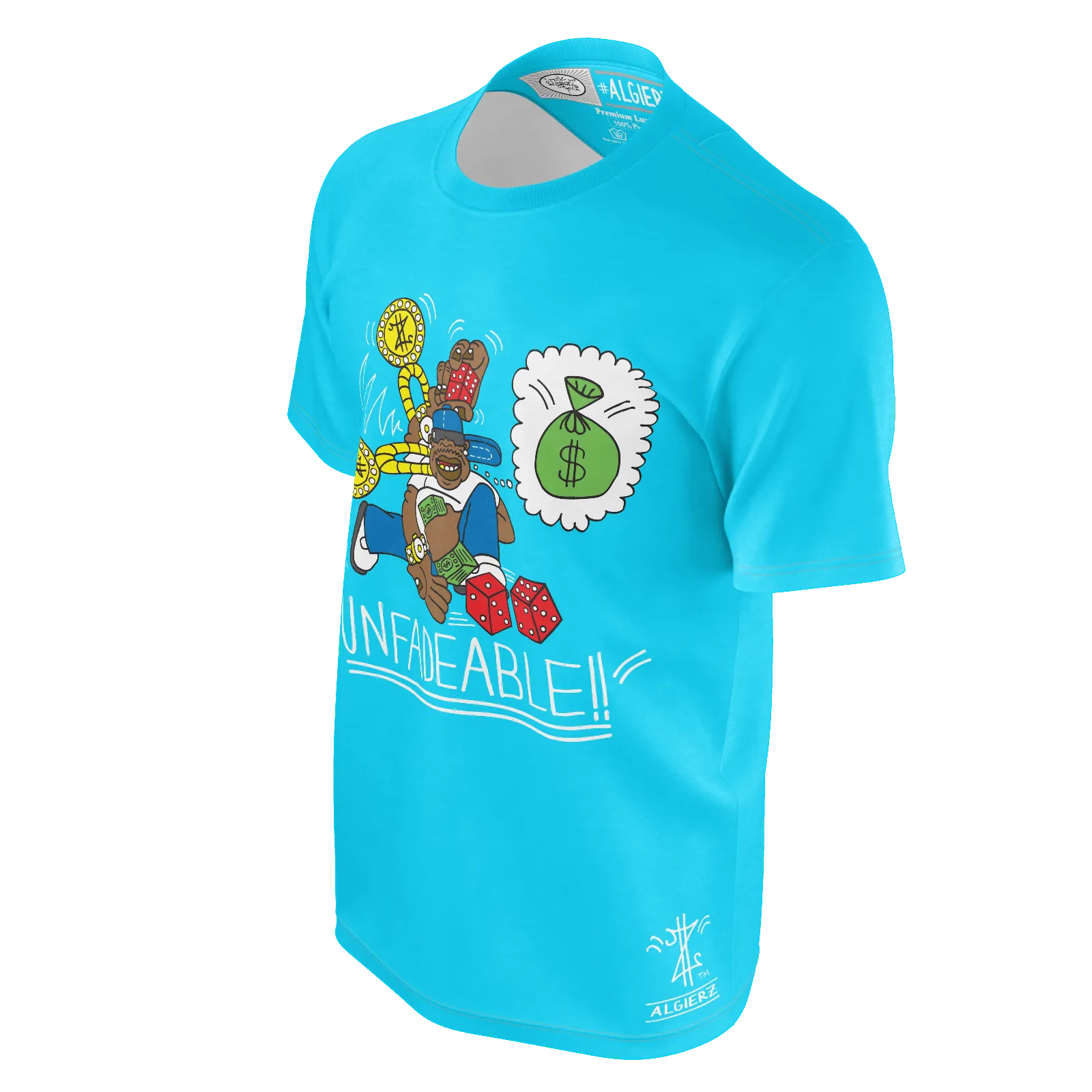 Unfadeable, T-Shirt, Sky Blue REMIX