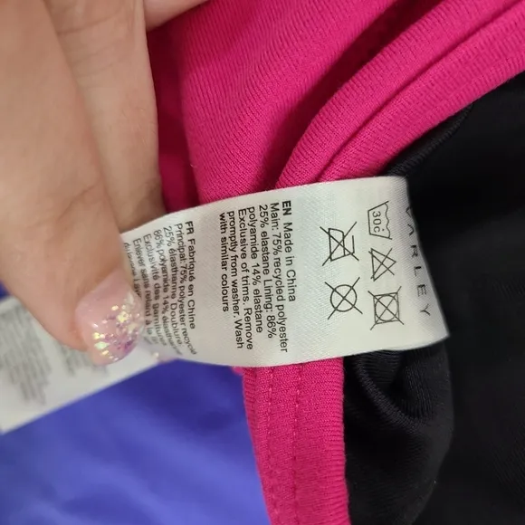 Varley Let's Move Irena Sports Bra Vibrant Fuschia pink size small NWT NEW