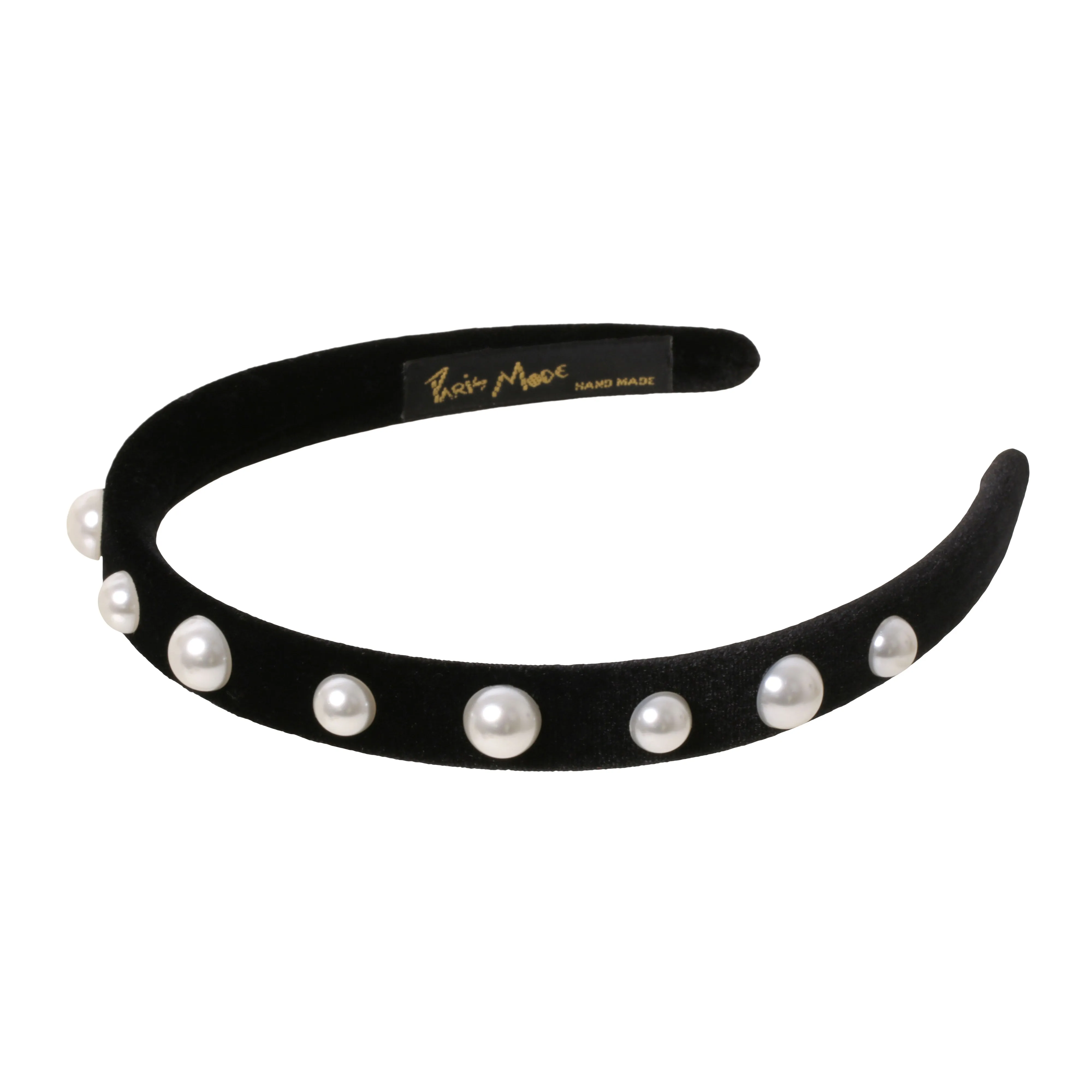 Velvet Pearl 1.5 cm Flat Headband