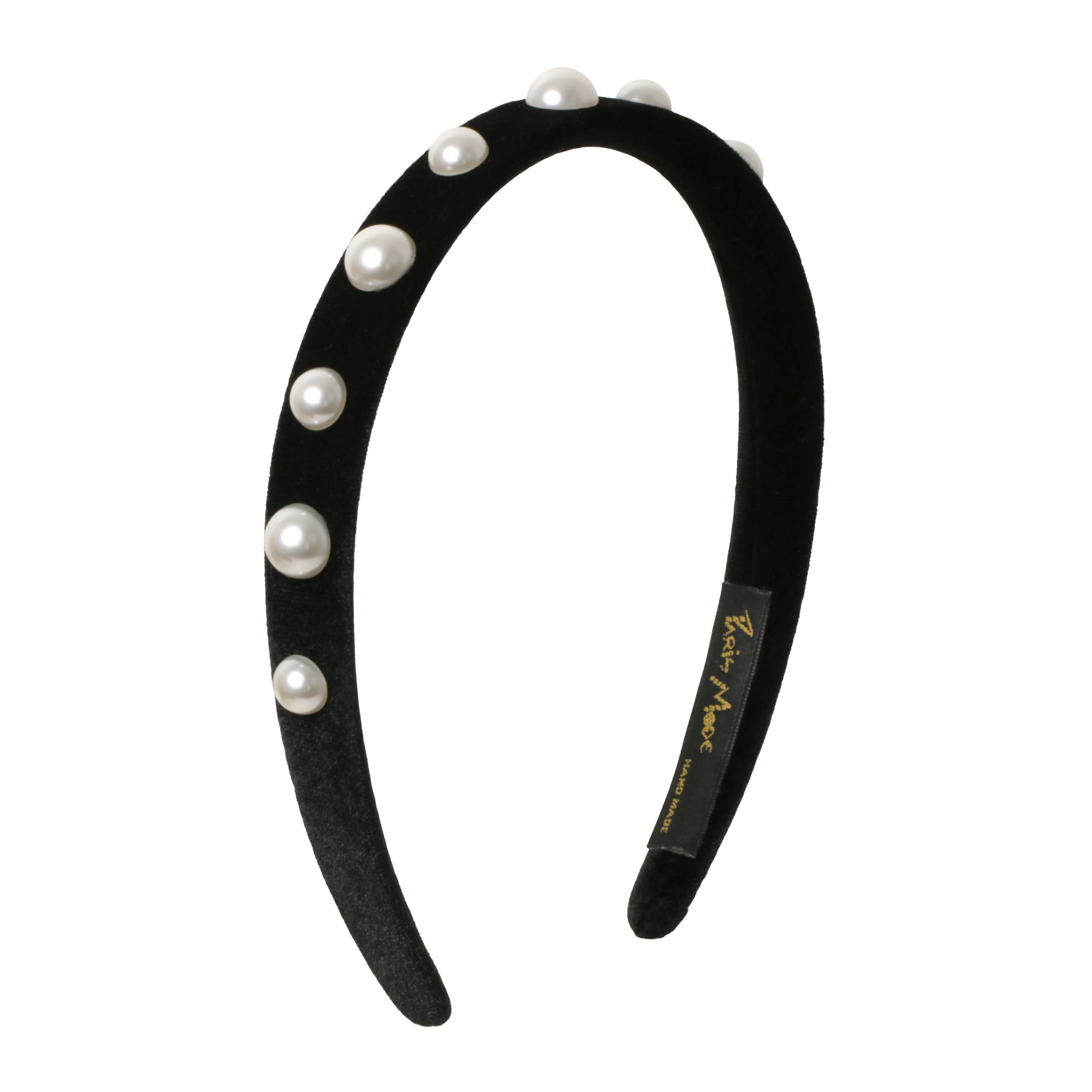 Velvet Pearl 1.5 cm Flat Headband