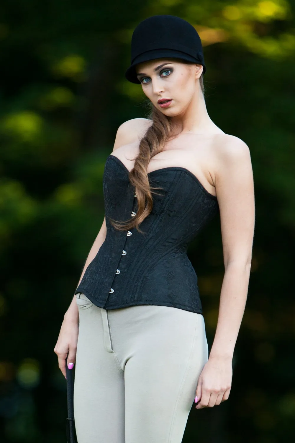 VG-16987 - Brocade Overbust Corset
