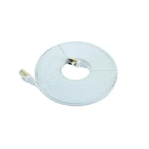 VolkanoX Giga series Cat 7 Ethernet cable 10meter - white, gold tips VK-20066-WT