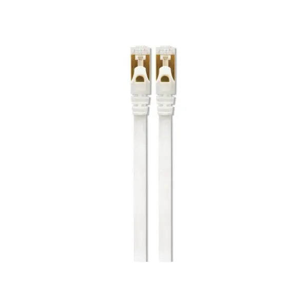 VolkanoX Giga series Cat 7 Ethernet cable 5meter - white, gold tips VK-20065-WT