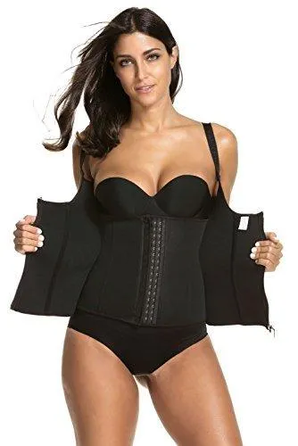 Waist Trainer Body Shaper ~ Zipper Corset Vest!