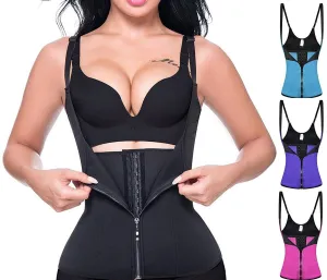 Waist Trainer Body Shaper ~ Zipper Corset Vest!