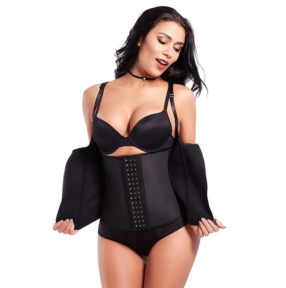 Waist Trainer Zipper Corset Vest! New Body Shaper