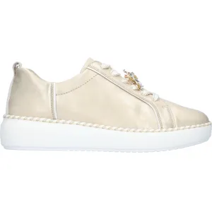 Waldlaufer Vivien (Bee's) Light Gold Trainers