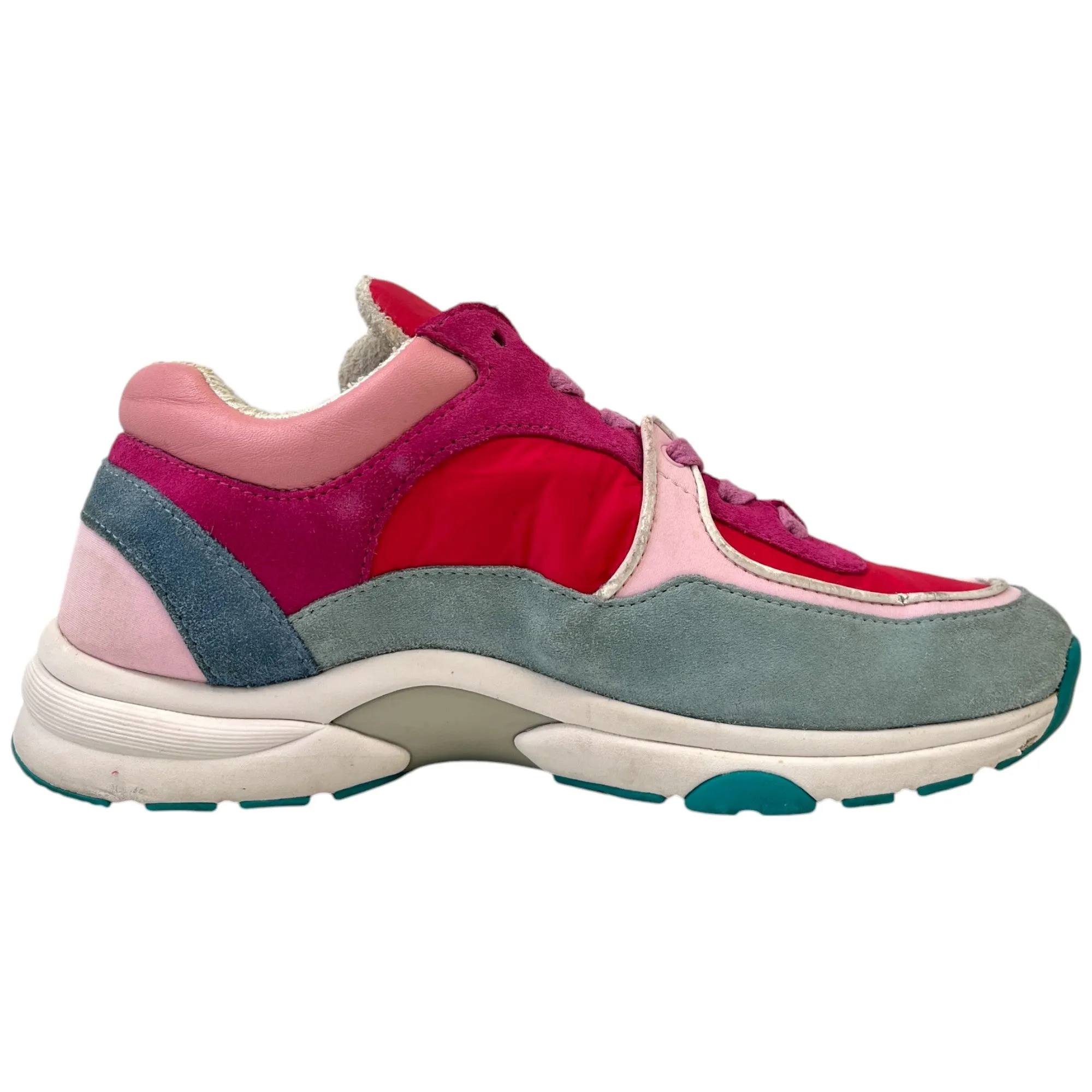 Women's Cc Logo Low Trainers Pink Size EU 37 / UK 4