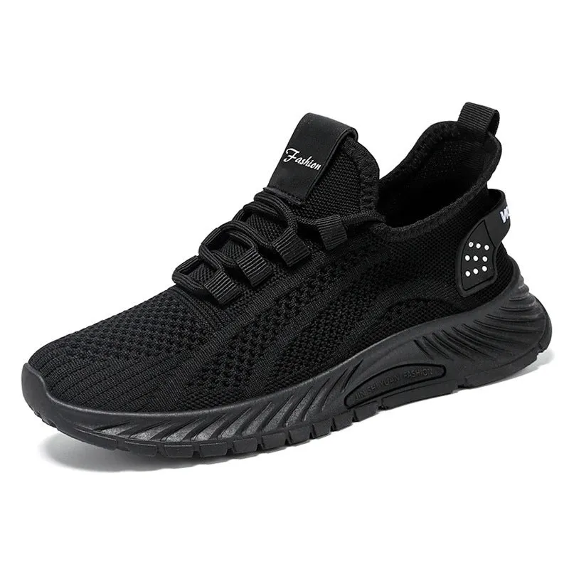 Women's Fashion Lace-Up Mesh Sneakers