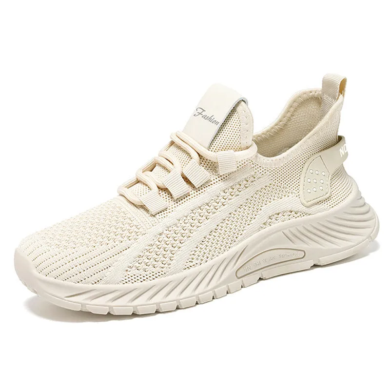 Women's Fashion Lace-Up Mesh Sneakers
