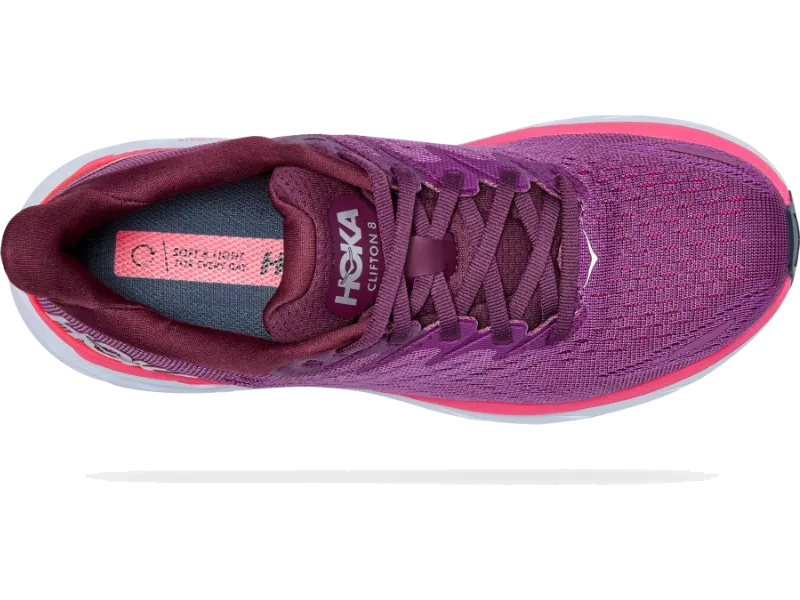 Women's HOKA Clifton 8 High Cushion Running Shoe