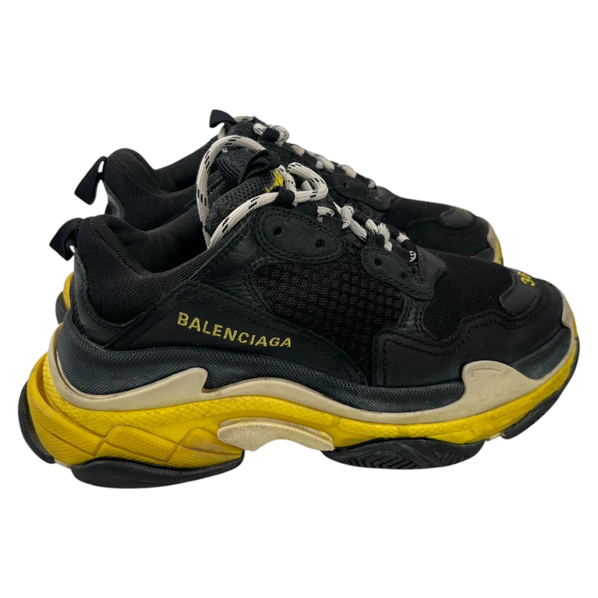 Women's Triple S Low Trainers Black Size EU 36 / UK 3