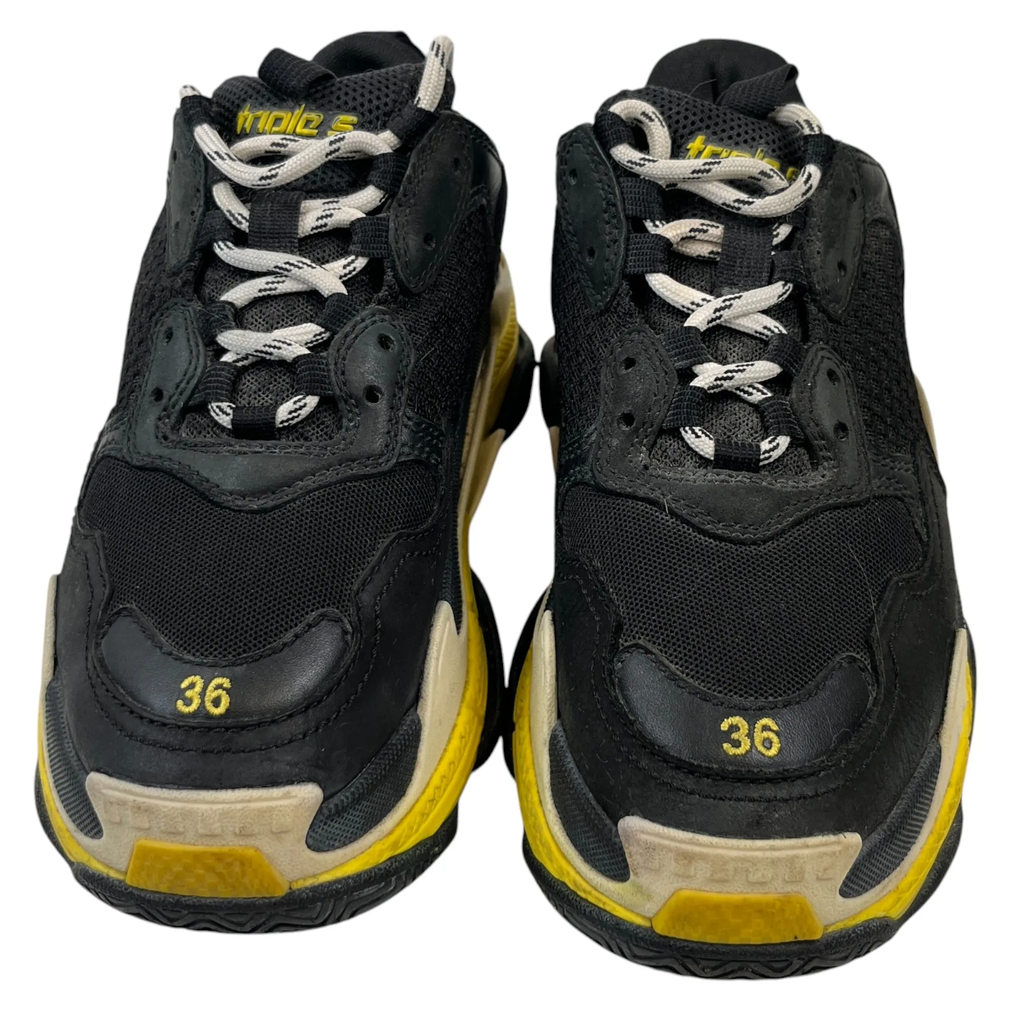Women's Triple S Low Trainers Black Size EU 36 / UK 3